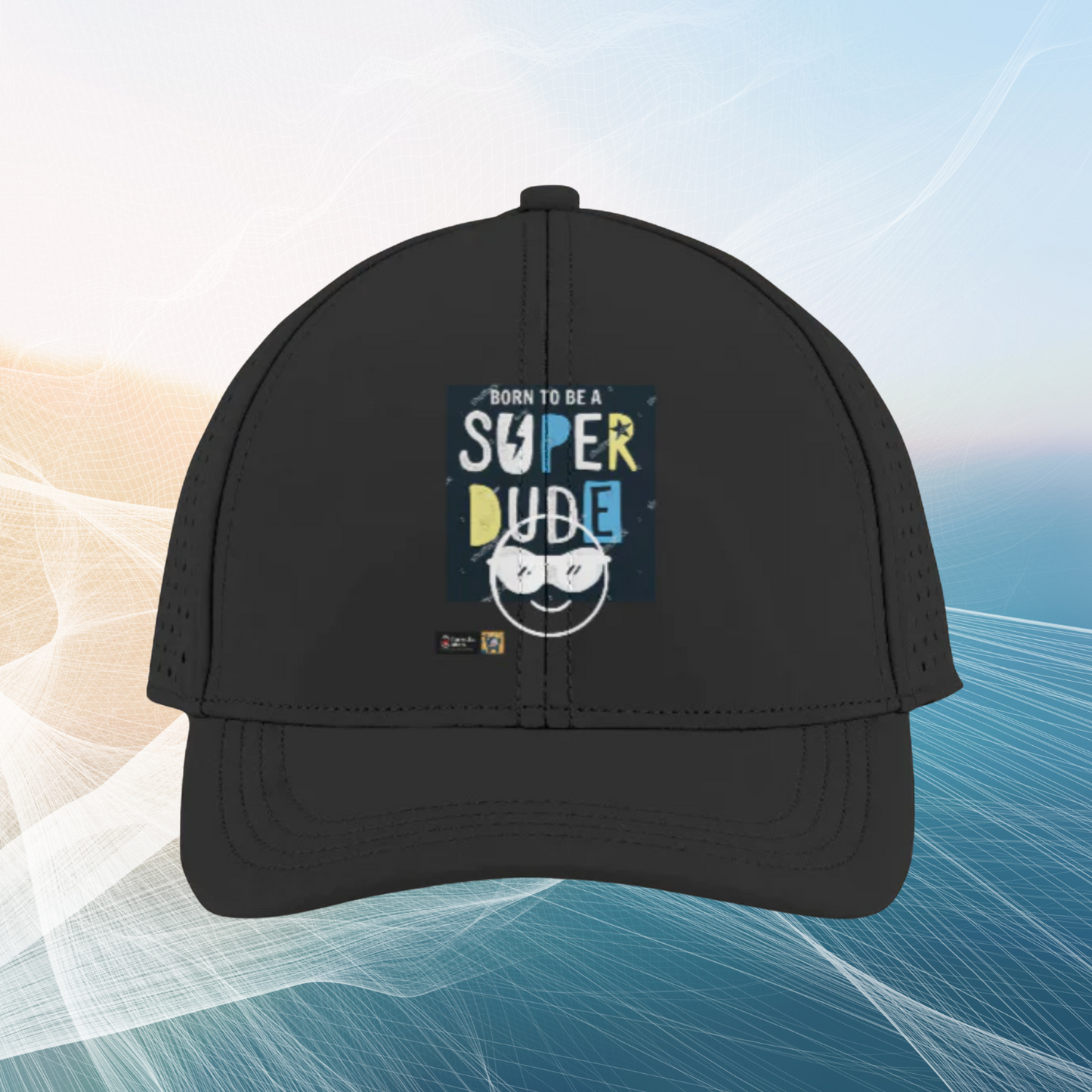 π§’ Born to be Super Dude Sports Cap β Black