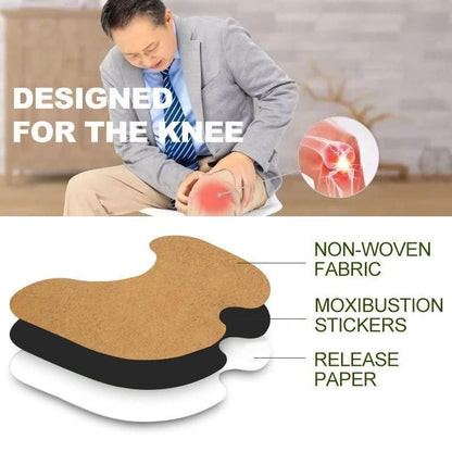 🌿 Herbal Knee Plaster Sticker – Pack of 10