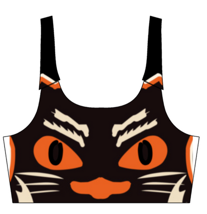 🖤 Wild Eyes AOP Sports Bra
