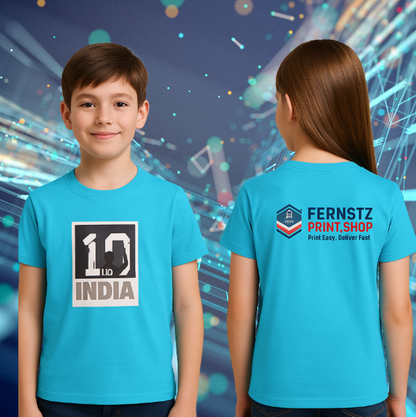 Kids Half Sleeve Round Neck T-Shirt NO 10 INDIA
