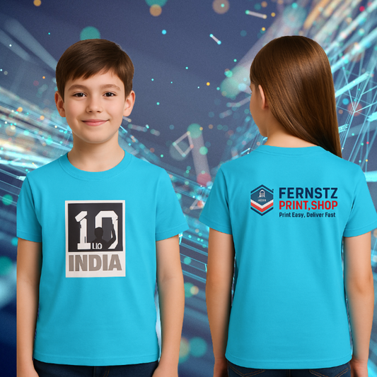 Kids Half Sleeve Round Neck T-Shirt NO 10 INDIA