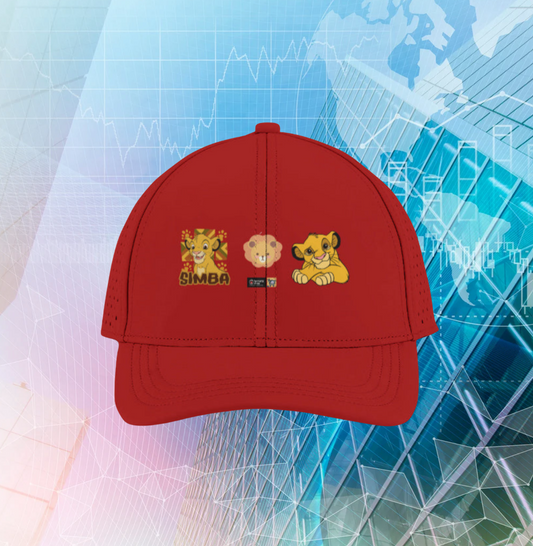 🧢 SIMBA Sports Cap | 6-Panel Breathable Design | Adjustable Fit