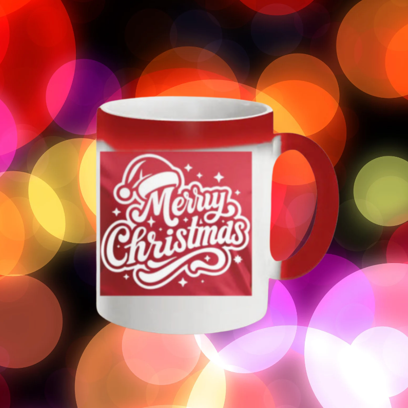 🎄 Christmas Magic Red Coffee Mug – Heat Reveal