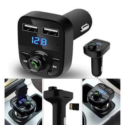Bluetooth Fm Transmitter Kit For Hands-free Call Receiver