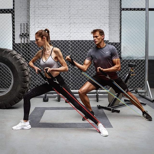 💪 5-Exercise Resistance Bands Set
