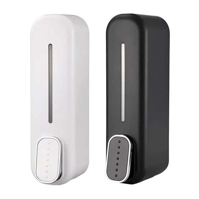 Wall Mount Hand Liquid Dispenser for Bathroom - White