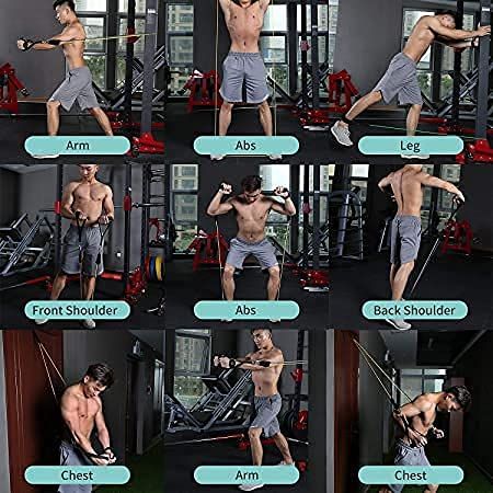 💪 5-Exercise Resistance Bands Set
