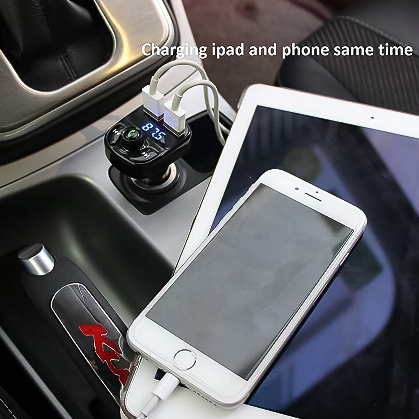 Bluetooth Fm Transmitter Kit For Hands-free Call Receiver