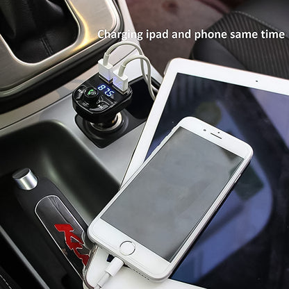 Bluetooth Fm Transmitter Kit For Hands-free Call Receiver